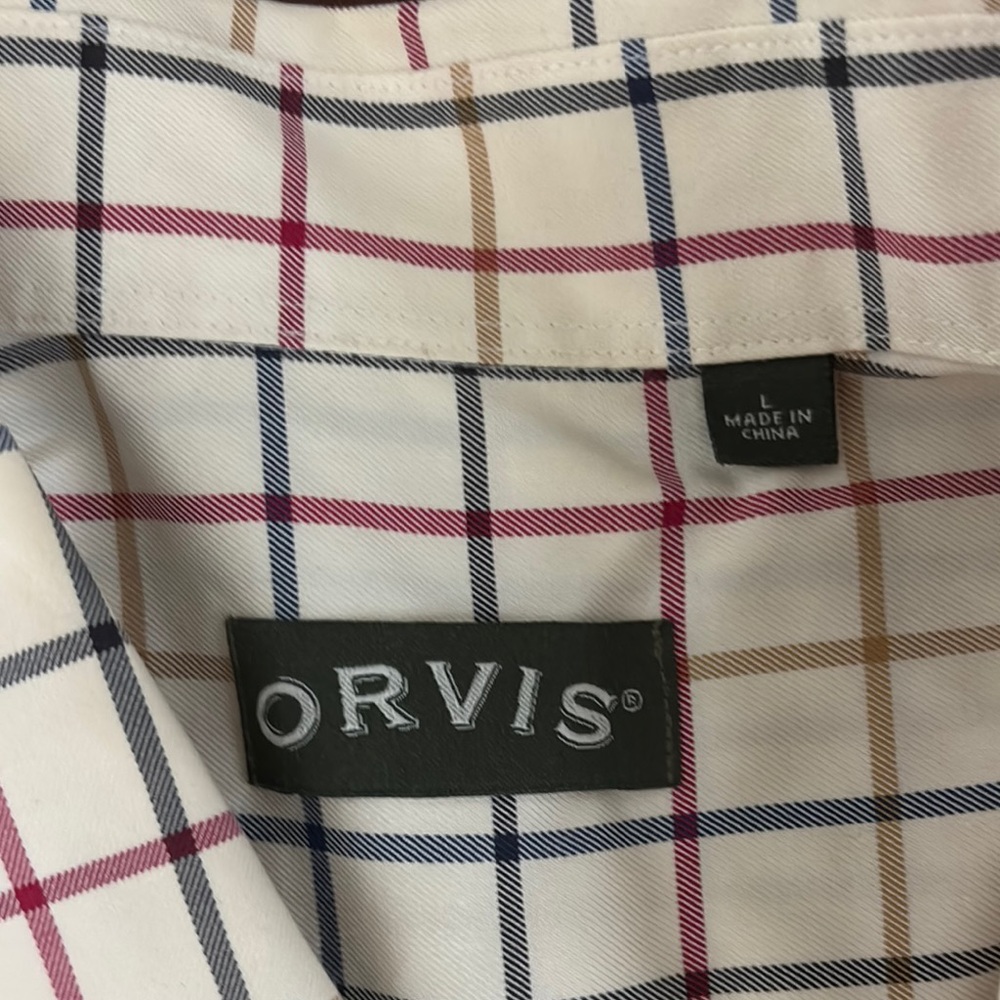 Orvis Multicolor Checkered Shirt